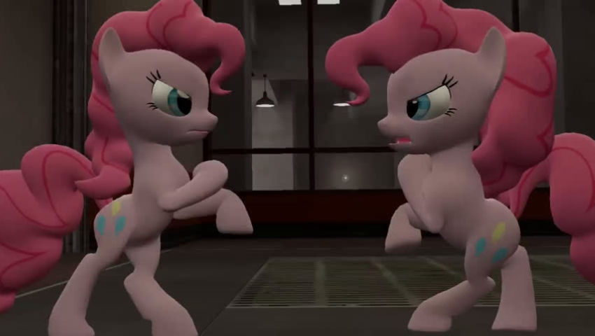 Ponies_showing_off_to_f2p_jockeys.boring.avi (500th Video!) - Pony.Tube